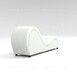 Копия кресла Tantra Chair, Экокожа, Светло-Молочное11